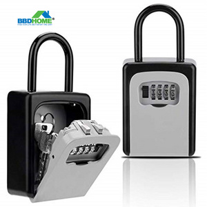 BBDHOME Custom Combination Lockbox with Code for House Key Storage, Combo Door Locker Key Lock Box