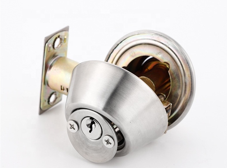 BBDHOME 201 stainless steel double open Cylinder knob interior door Deadbolt lock