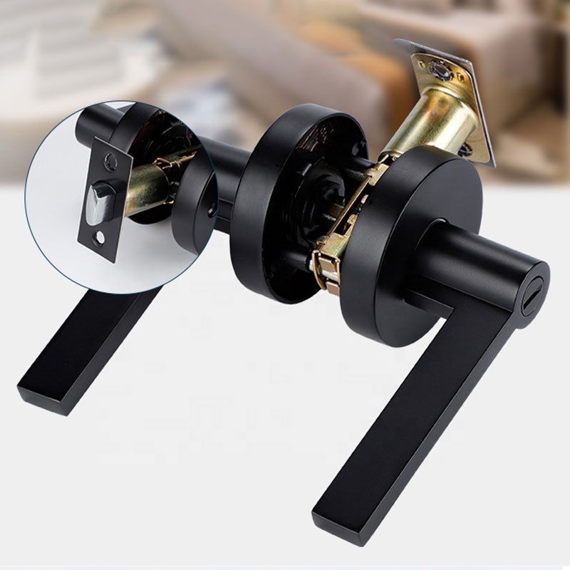 BBDHOME Factory price Commercial Duty Privacy Lever Door  Zinc alloy Entry Handle Lever Door Lock