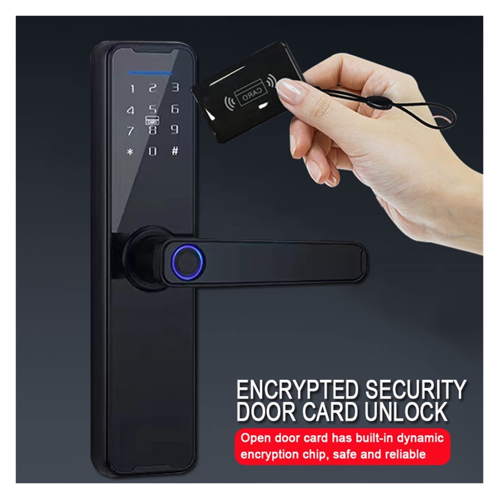 BBDHOME Cerradura Intelige Biometric Tuya App Remote Unlocking Keyless WiFi Lock Electronic Door Lock