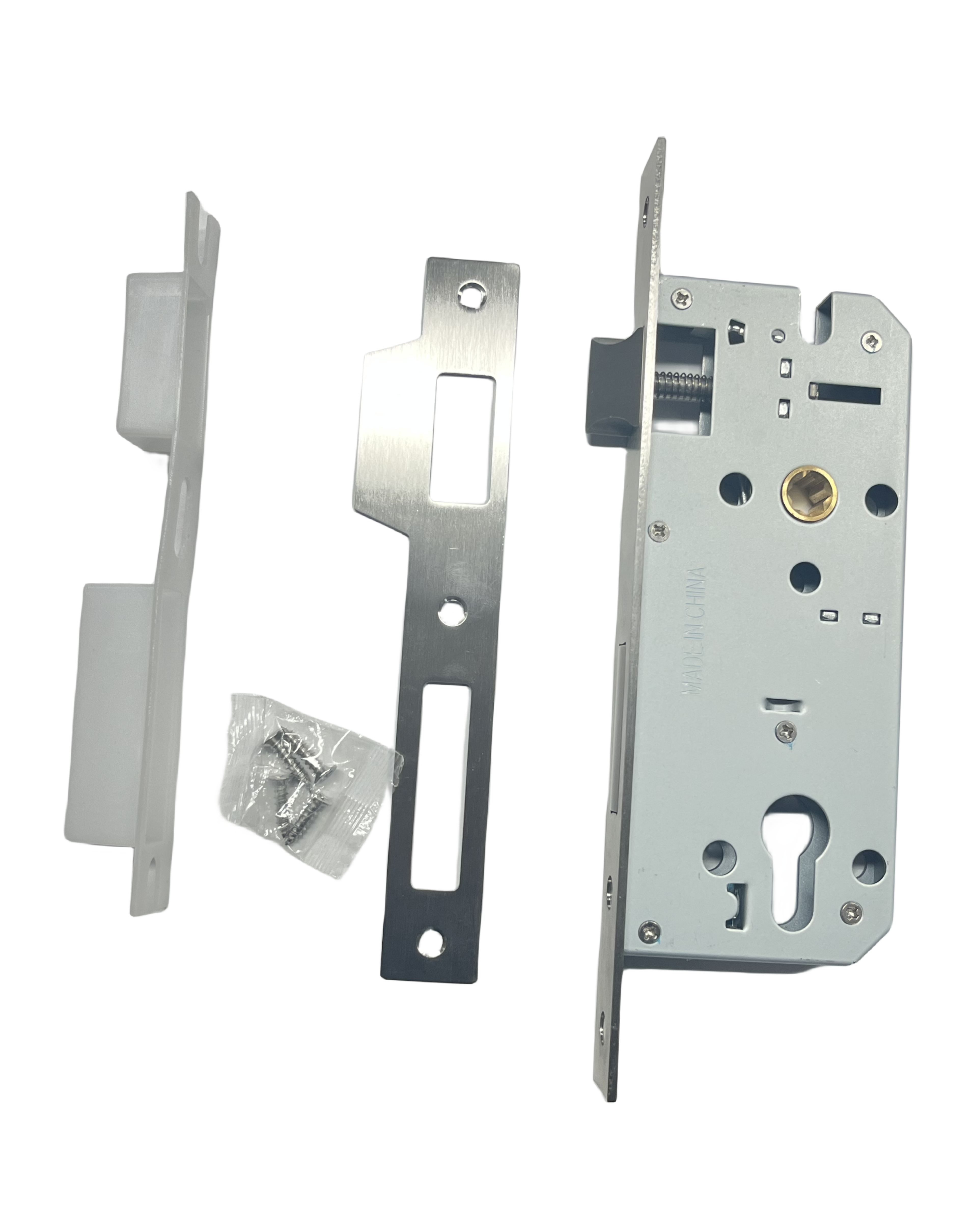 High Quality Stock Security 85*45mm Lock Body Zinc Alloy  Latch  Stainless Steel Plate Mortise Locks