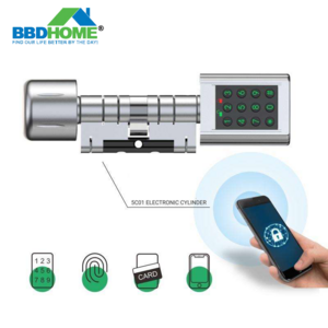 BBDHOME High-quality Bluetooth Unlock Keyless Safety Electronic Smart Fingerprint Lock Cylinders