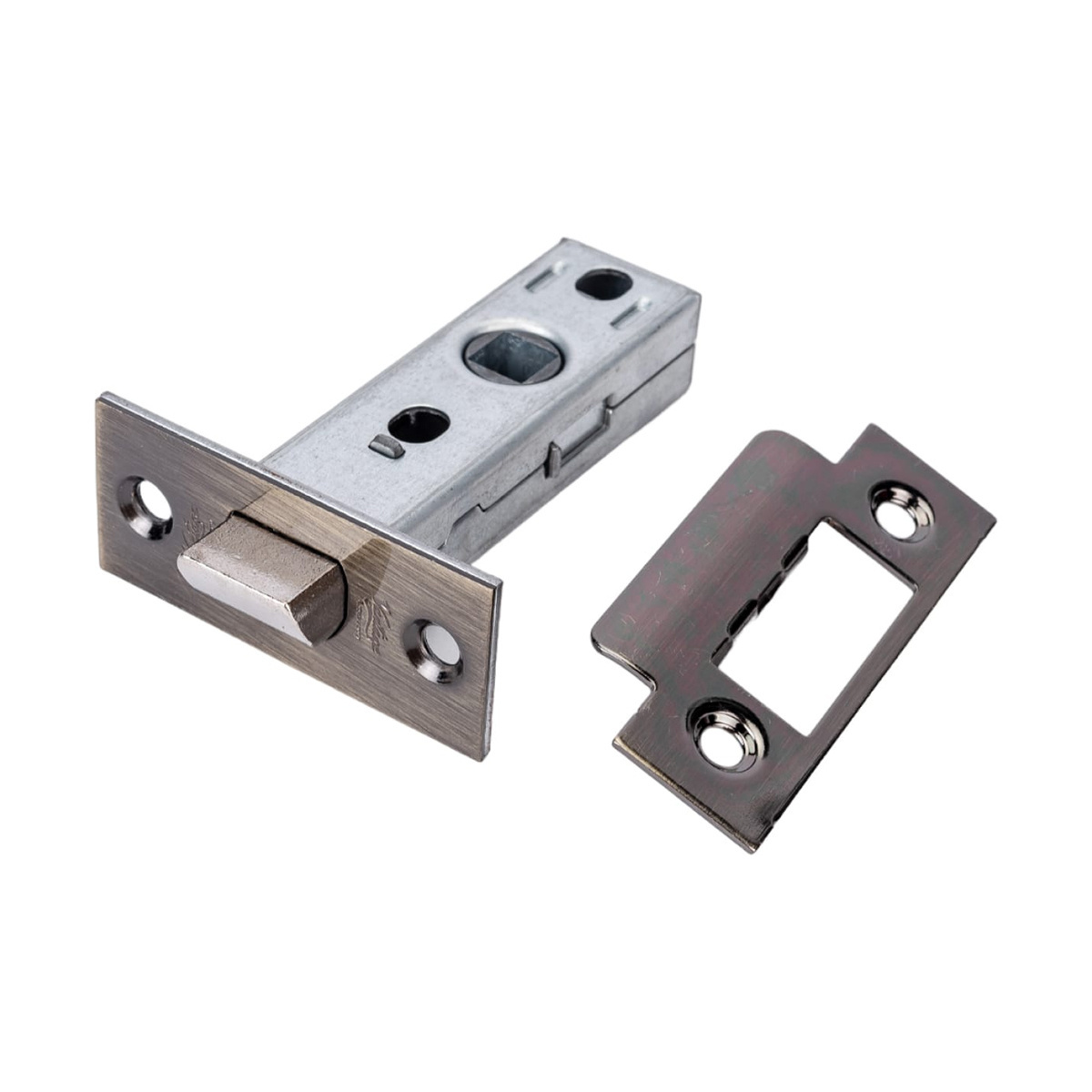 High Quality Stain Nickel Automatic Reset Mortise Lock Latch 45mm Deadbolt Bathroom Door Lock Latch