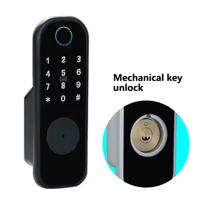 BBDHOME Waterproof Digital Wifi Outdoor With Tuya App Remote Control Password Fingerprint Smart Door Lock