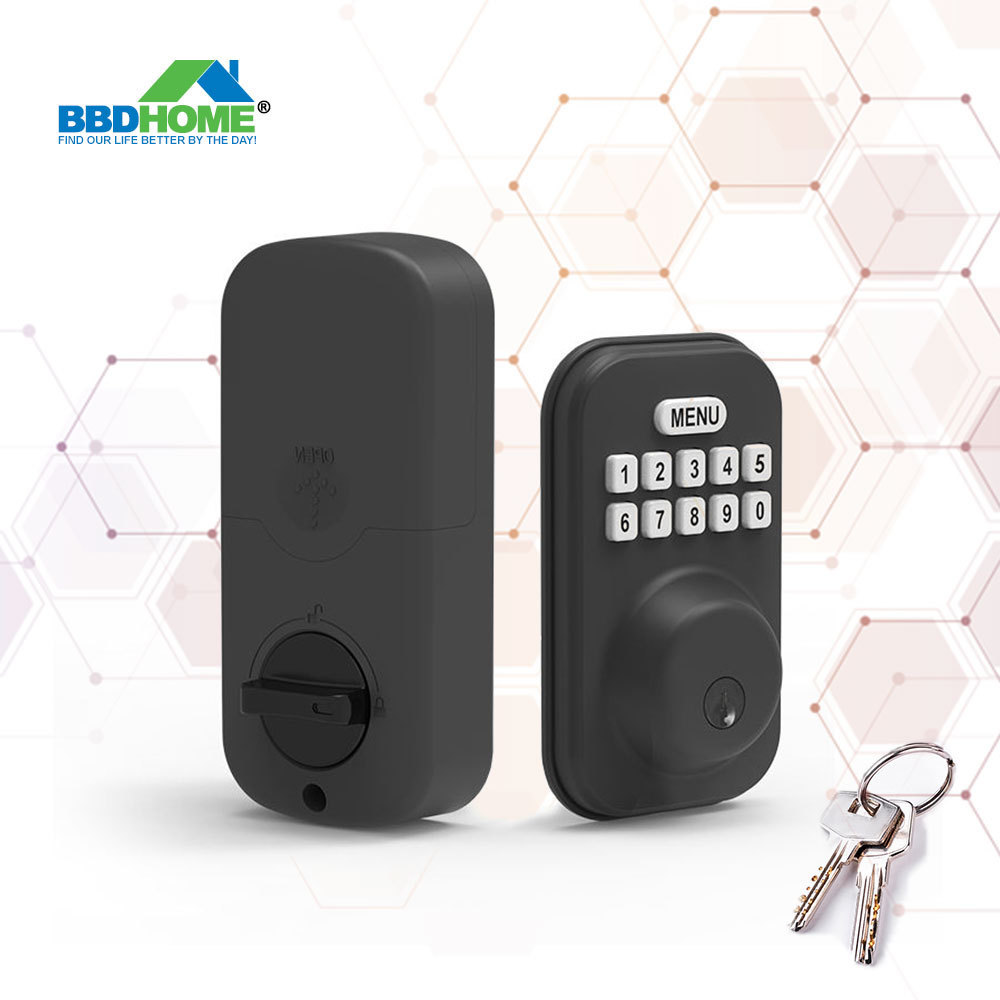 BBDHOME High Security Deadbolt Door Lock Smart Keyless Entry Door Lock with Keypads Digital Lock