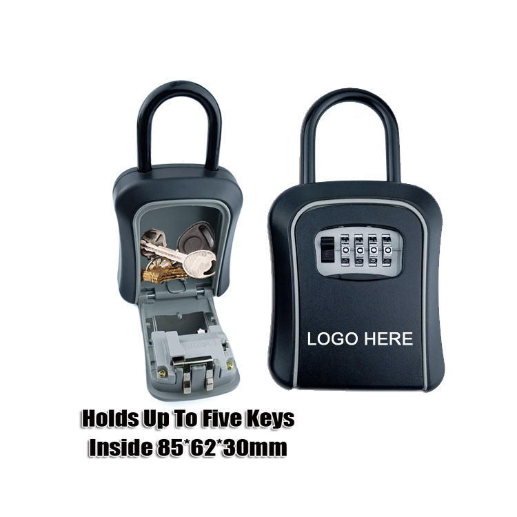 Digital Safety Lock with Combination Secure Waterproof Beach padlock Box Locker Key safe box beach door lock key safe