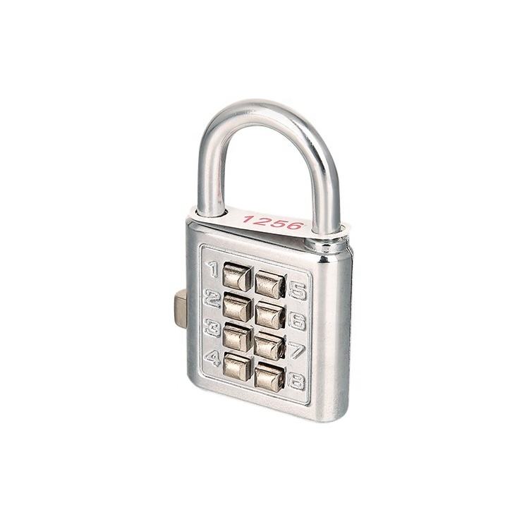 8button code padlock-HC01 Zinc  blind Padlock