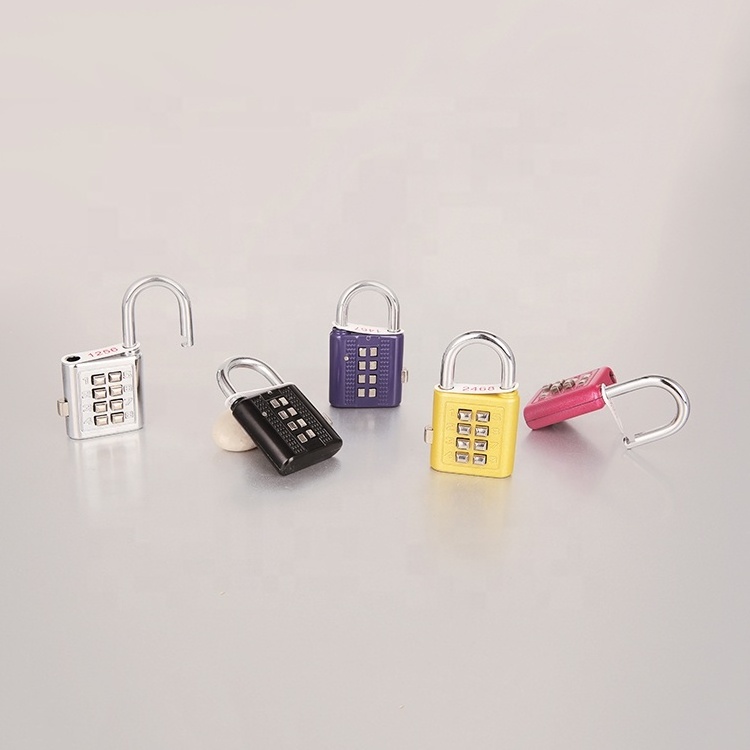 8button code padlock-HC01 Zinc  blind Padlock