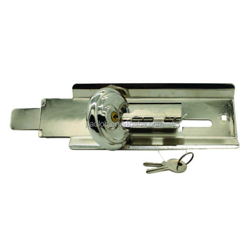 heavy duty  square panel corrugated door Stainless steel Door Security self storage latches