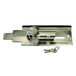 heavy duty  square panel corrugated door Stainless steel Door Security self storage latches