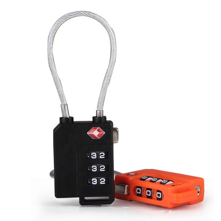 TSA21100 Cross-border tsa customs lock plastic code lock