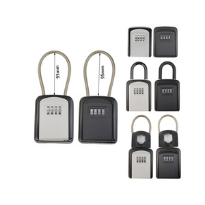 Mini Safety Keys Emergency Key Hide Safe Storage hotel Used Storage Wall Locker Padlock Waterproof Code Cable Lock Box