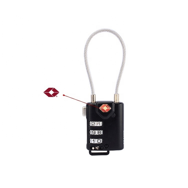 TSA21105 the customs lock metal zinc Padlock TSA Approved Licensed travel lock