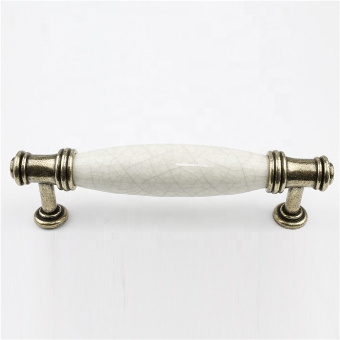 Ceramic Drawer Pulls Antique Kitchen Vintage Knobs and Pulls Handles for Cabinets Ceramic Handle Furniture Handle Traditional