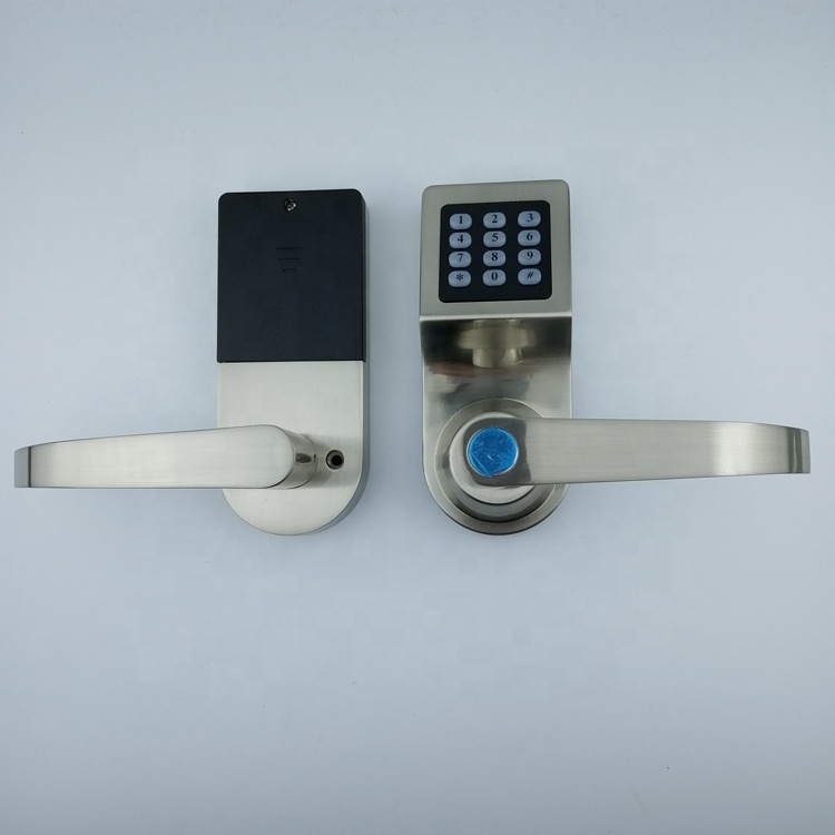 Hot Sell Remote Control Password Anti-theft Security Code RF Card Electronic Keypad Door Lock With Mechanical Key