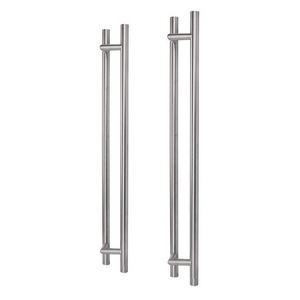 Pull Up Handles Outdoor Gym Stainless Steel Single Side Push H Shape Glass Kitchen Set One Double Entry Long Door Handle