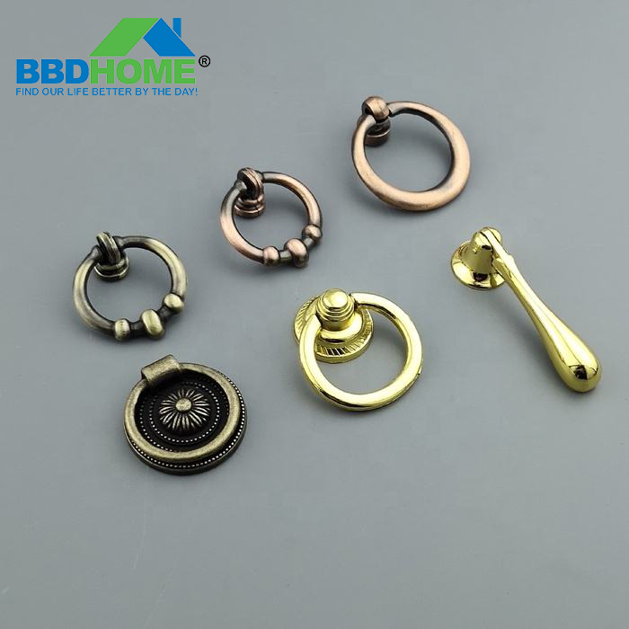 BBDHOME Antique Door Hardware  Cabinet Kitchen Furniture Zinc Alloy Pull Handle