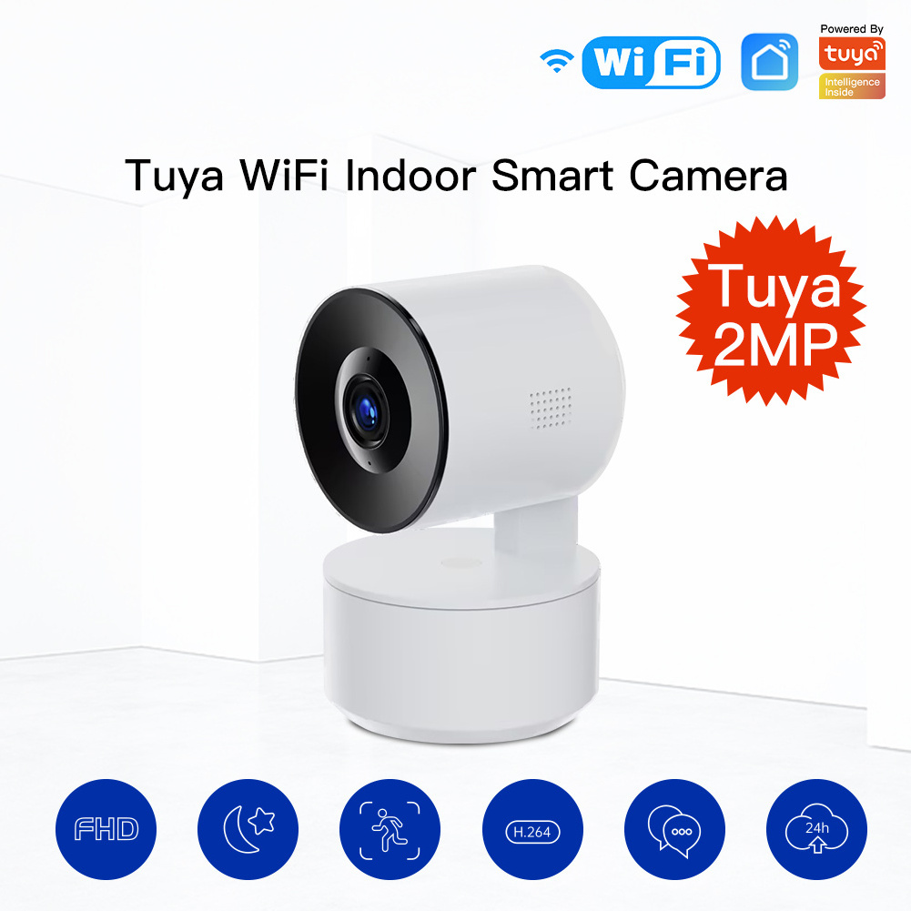 BBDHOME WiFi Home Indoor PTZ Smart IP Motion Tracking Wireless 1080P APP Remote Security Camera