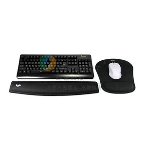 Custom gel mouse pad with wrist rest arm support gel  computer keyboard pad