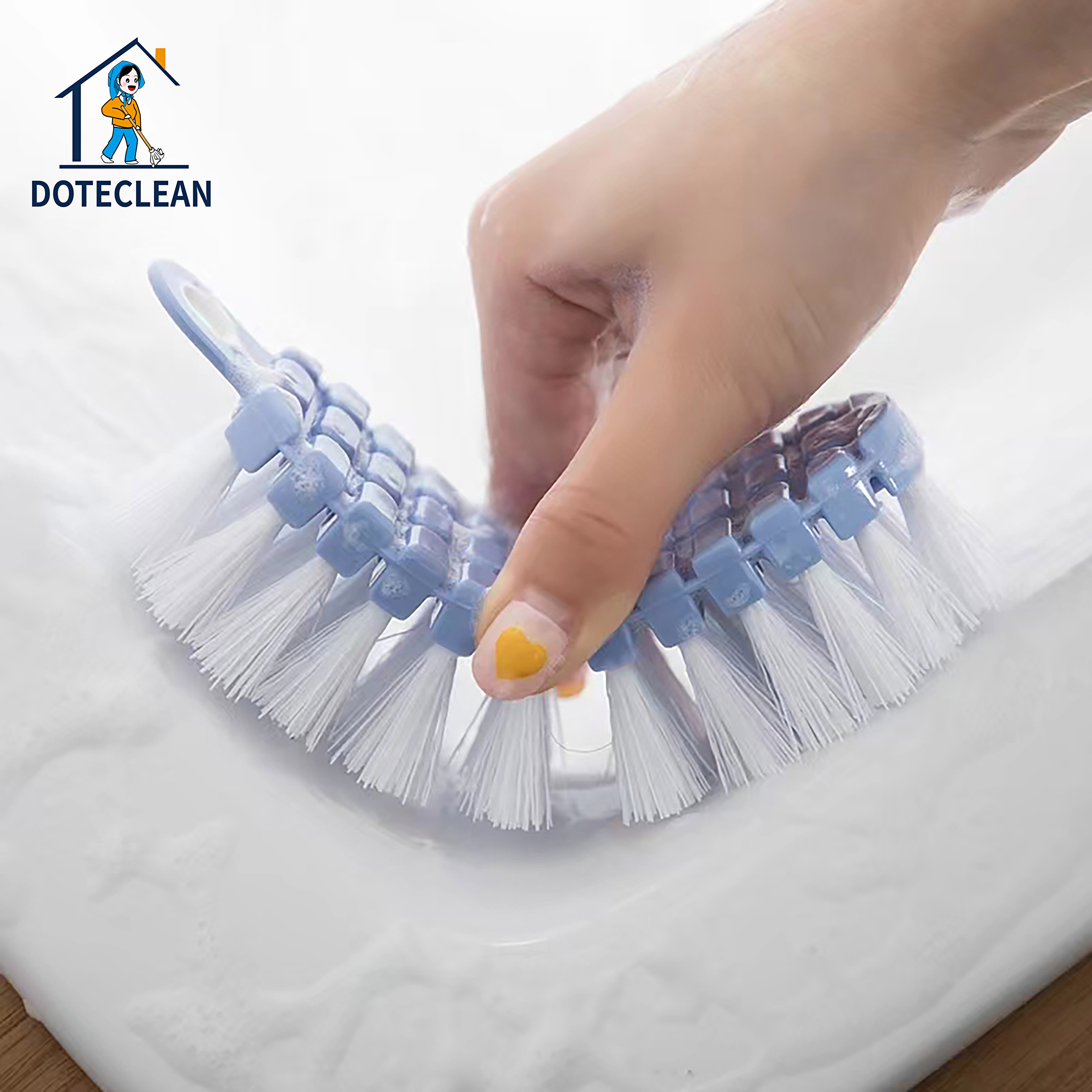 2023 Multifunctional Creative 360 Degree Soft Bendable plastic Laundry Brushes for Bathroom Bathtub Floor Kitchen Sink cleaning