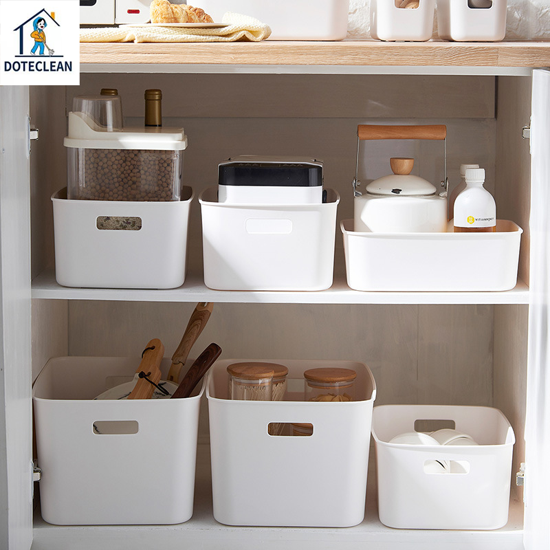 Organization Multi-functional PP home plastic storage box storage basket for small sundries anddaily supplies