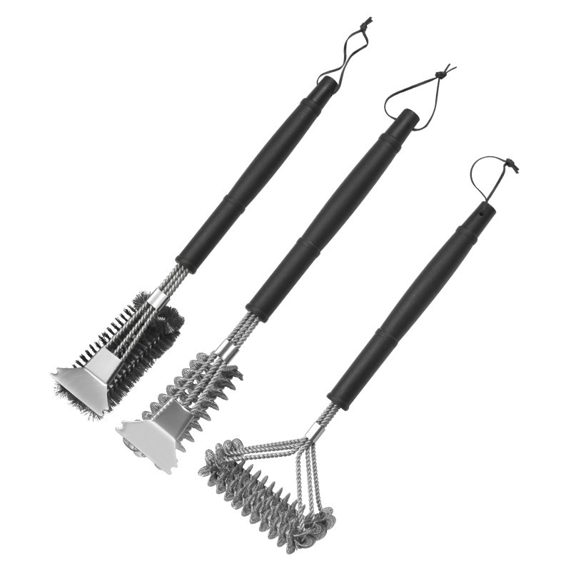 2023 Hot Sale Stainless Steel Bbq Grill Clean Brush Grill Brush And Scraper For Outdoor Grill