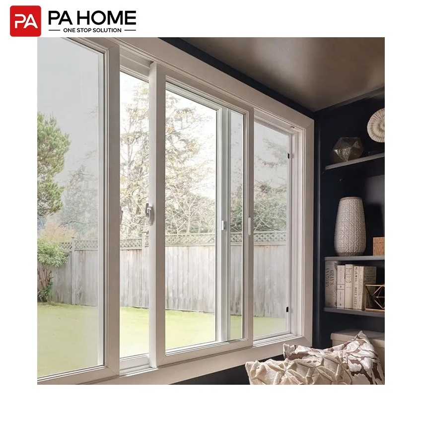 PA modern design glass window impact resistant hurricane aluminum sliding windows