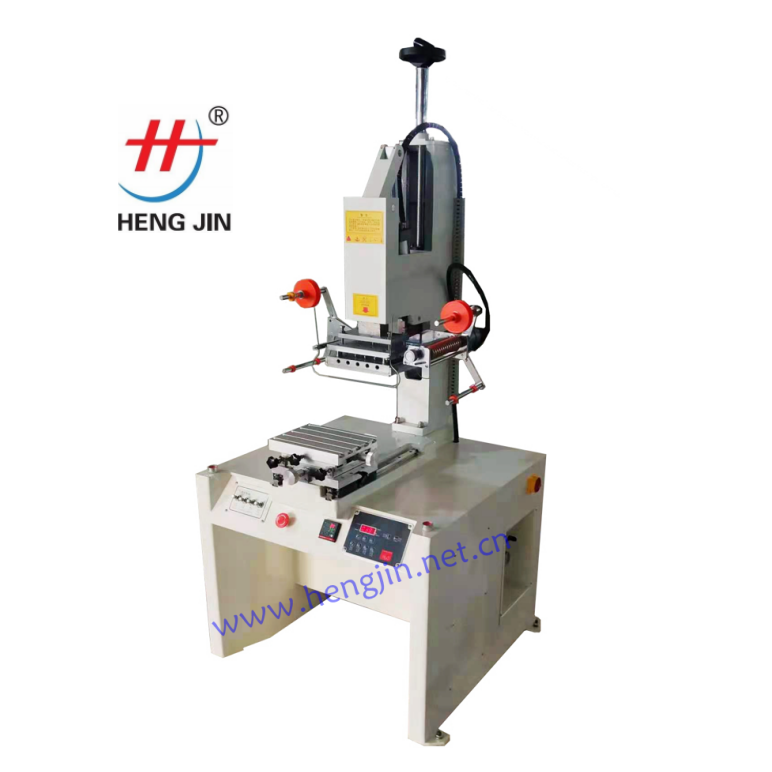 New style Hot stamping machine for paper leather plastic products Hot sale running table hot stamping machine