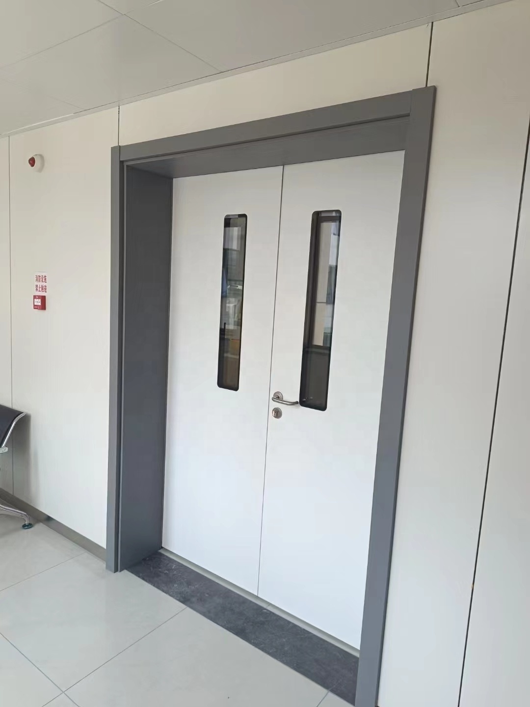 Automatic hospital single swing door doctor room door for hospital