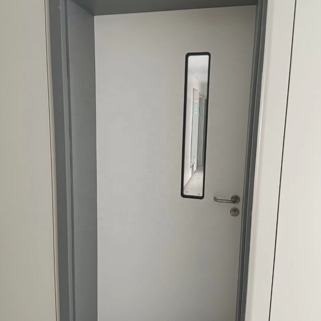 Automatic hospital single swing door doctor room door for hospital