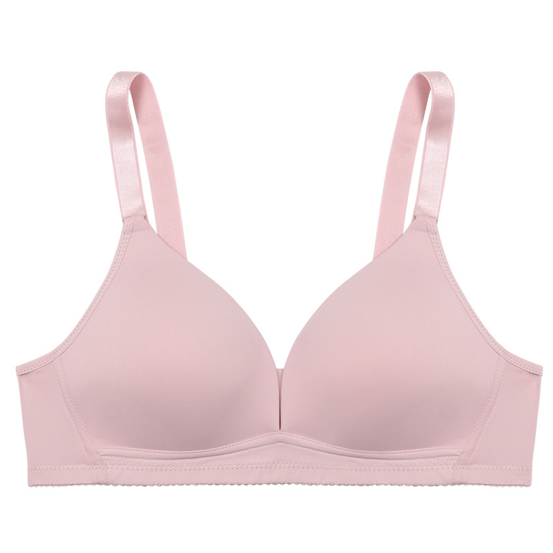 Three Quarters Cup Adjustable Back Closure Bra Push Up Seamless Elegant Women Bra