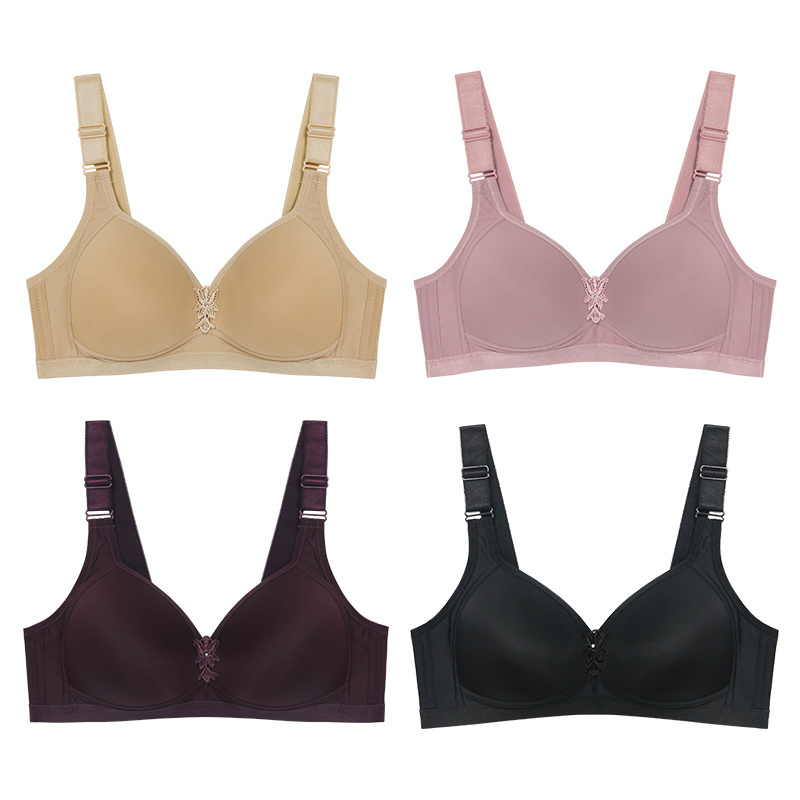 Wireless big breast bra sizes aunty bra wireless bra stocklots