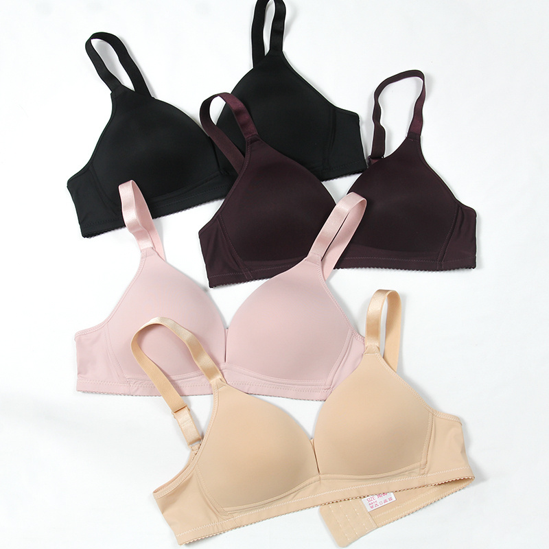 Three Quarters Cup Adjustable Back Closure Bra Push Up Seamless Elegant Women Bra