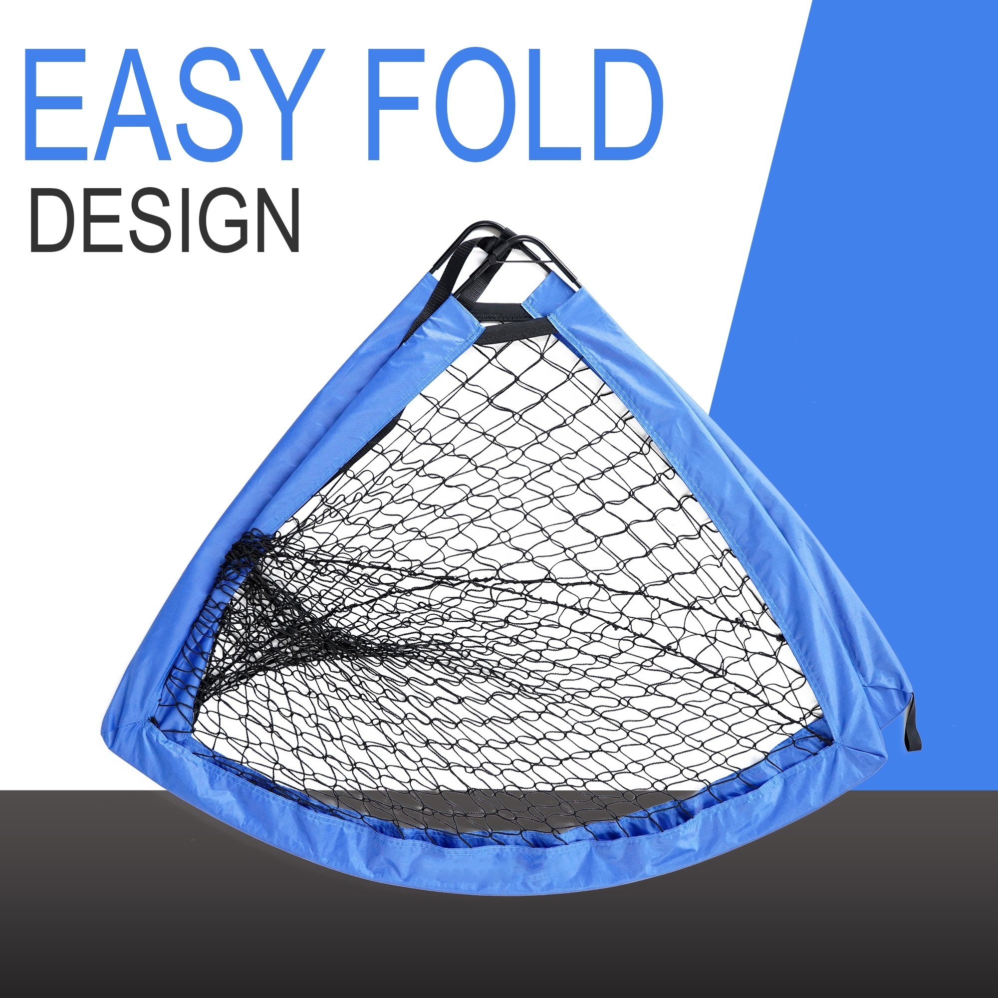 Kid Outdoor Foldable Portable Football Goal Post Set Football Net Football Training Equipment