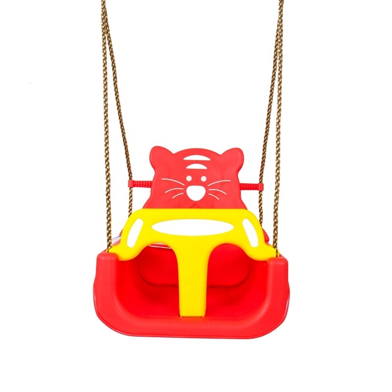 Specially Designed Baby Swing Seat Plastic Baby Toddlers Swing With Yellow T-bar And Rope