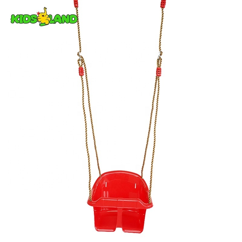 Red Plastic Baby Hanging Swing Chair Indoor Outdoor Tree Kids Toddler Swing Garden Swing Chair