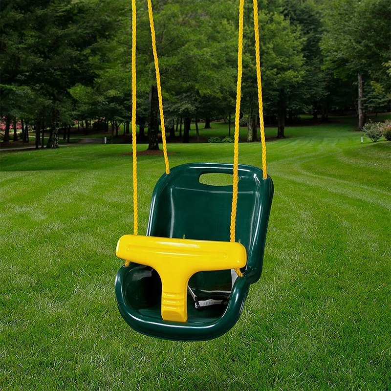 Modern Design Kids Outdoor Courtyards Schools Playground Plastic Swing Chair Toddler Swing Seat