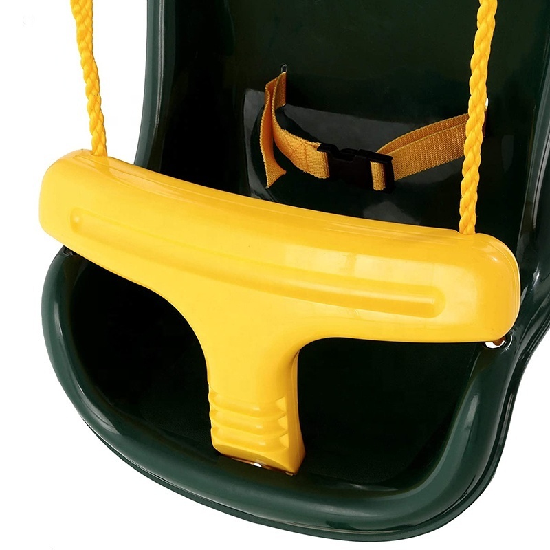 Modern Design Kids Outdoor Courtyards Schools Playground Plastic Swing Chair Toddler Swing Seat