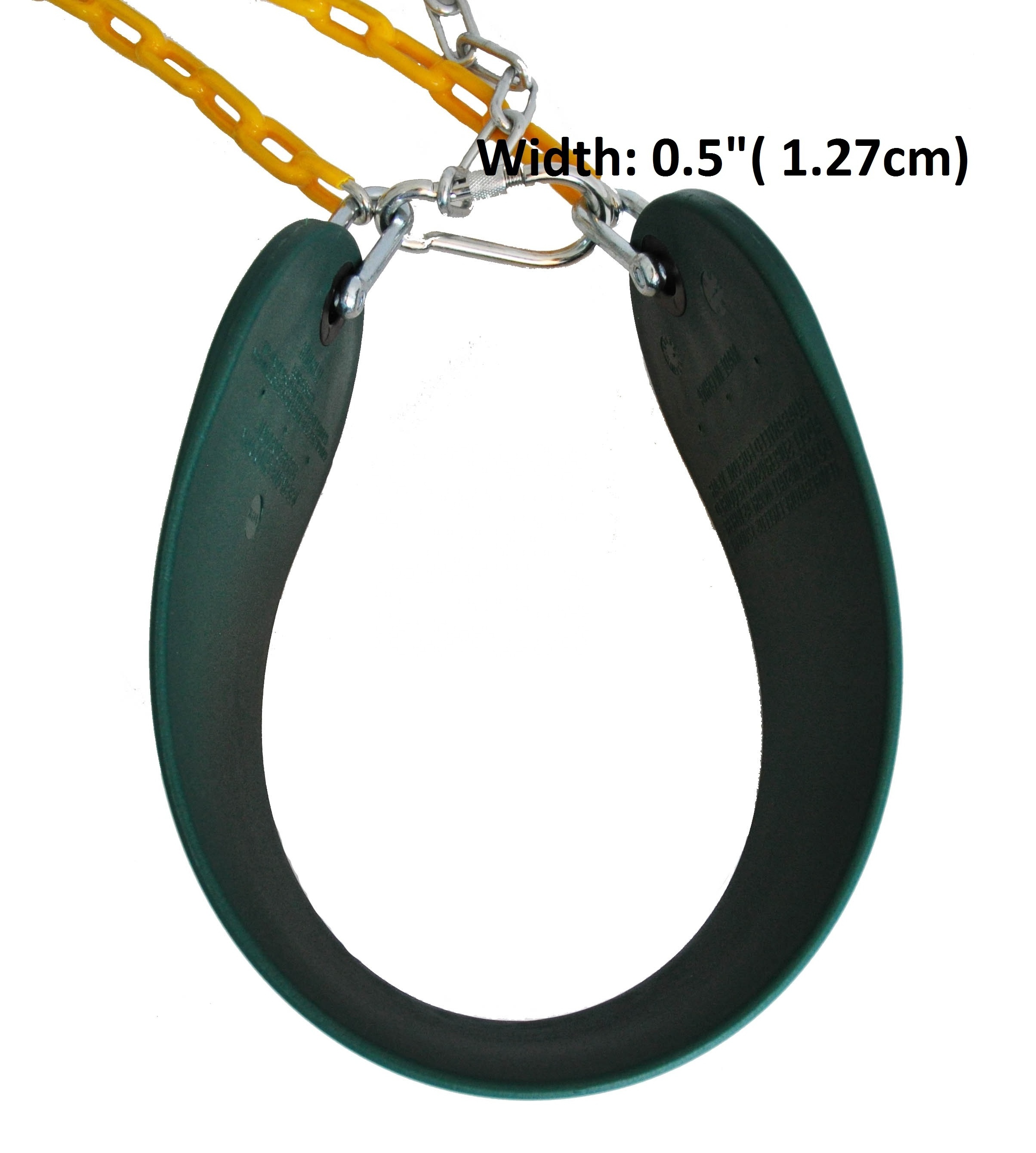 Plastic PVC Coated Chain Belt Swing Seat Garden Swing