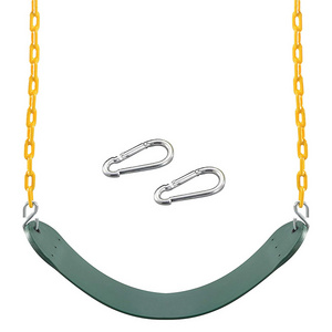 Plastic PVC Coated Chain Belt Swing Seat Garden Swing