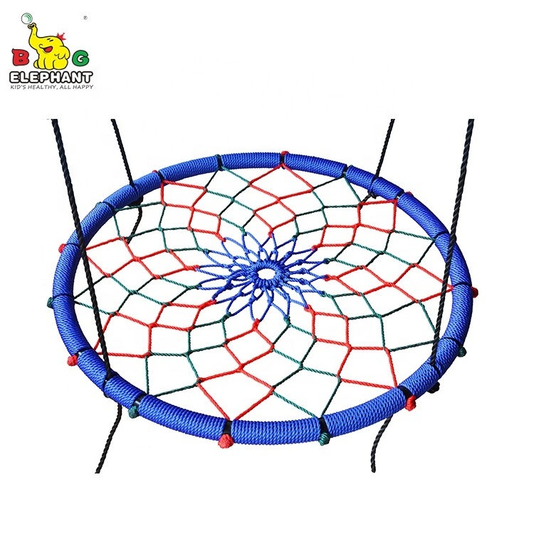 New Pattern Flower baby Indoor Round Nest Swing Outdoor Tree Web Net Swing for Kids