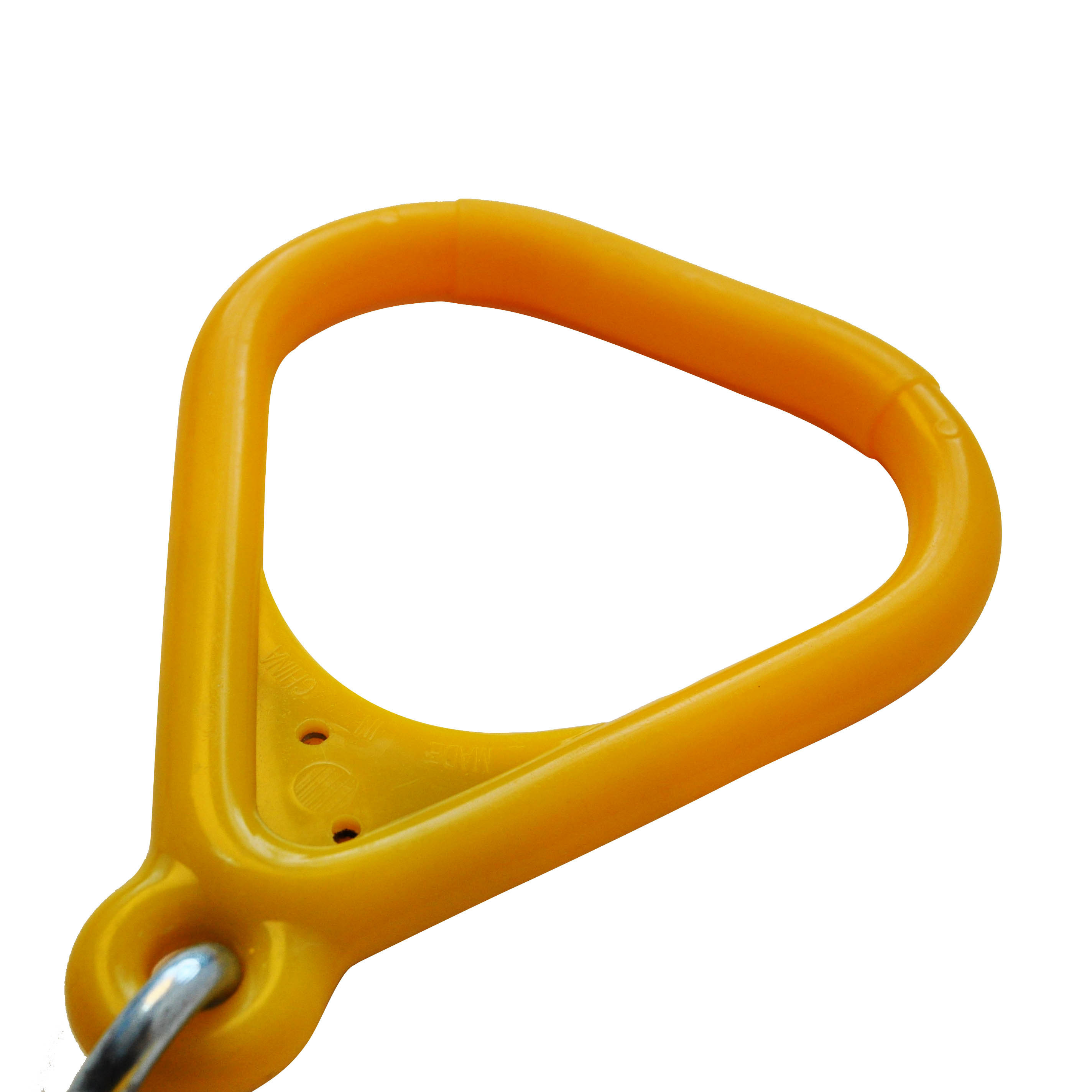 Courtyard Park School Playgrounds PVC Coated Chain Swivel Gym Ring Attachment Outdoor Kid Trapeze Bar