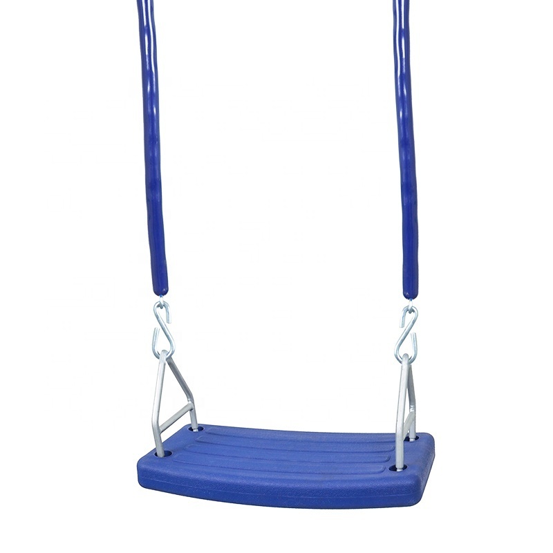 HOT SALES Outdoor Blow Moulded Extra Duty Plastic Swing Seat PE Board Garden Swing for Children