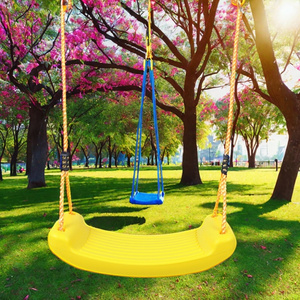 Outdoor Furniture Park School Courtyard Villa-Versatile Outdoor Plastic Swing Seat