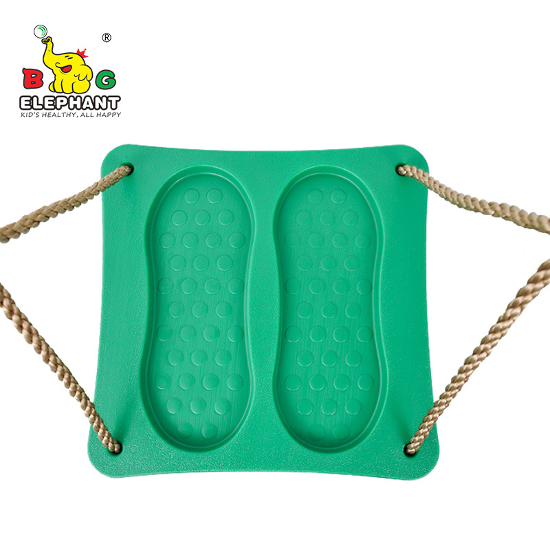 Non Slip Plastic Stand Swing Seat with PE Rope for KIds