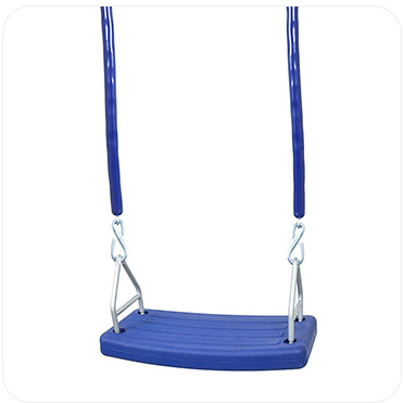 Swing Accessory Plastic Toy Swing Seat with Secure Metal Attachment  and Rope