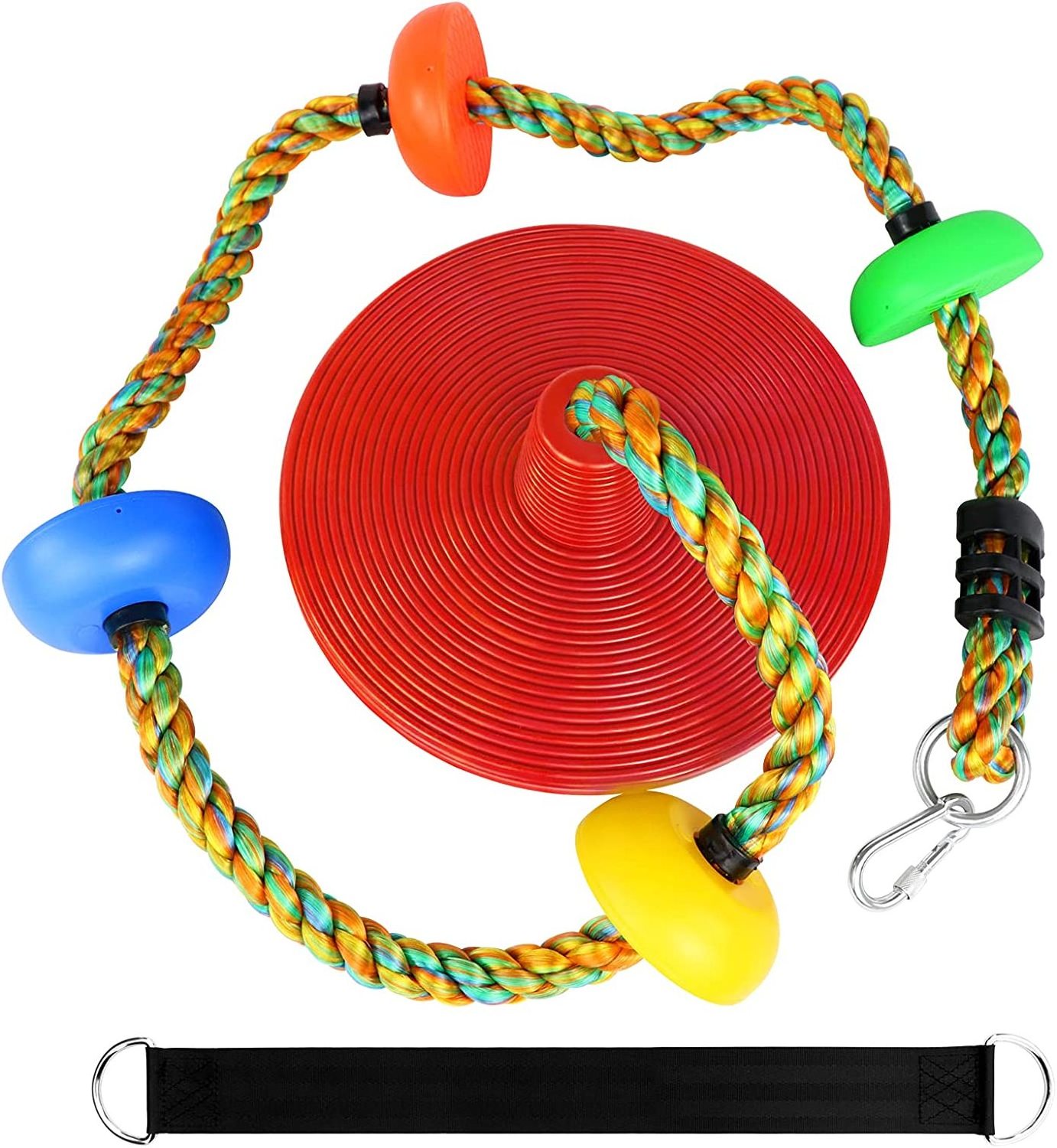 Playground Accessories Outdoor Kids Children Disc Rope Climbing Swing Tree Swing for Kids with Straps