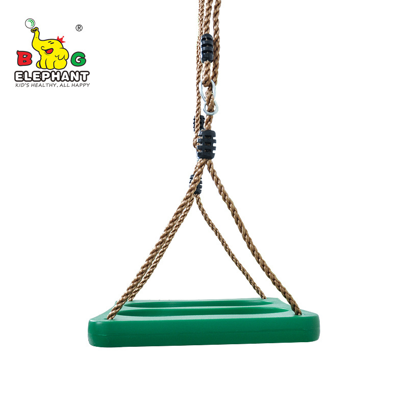 Non Slip Plastic Stand Swing Seat with PE Rope for KIds