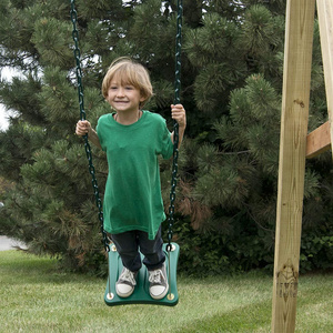 Non Slip Plastic Stand Swing Seat with PE Rope for KIds