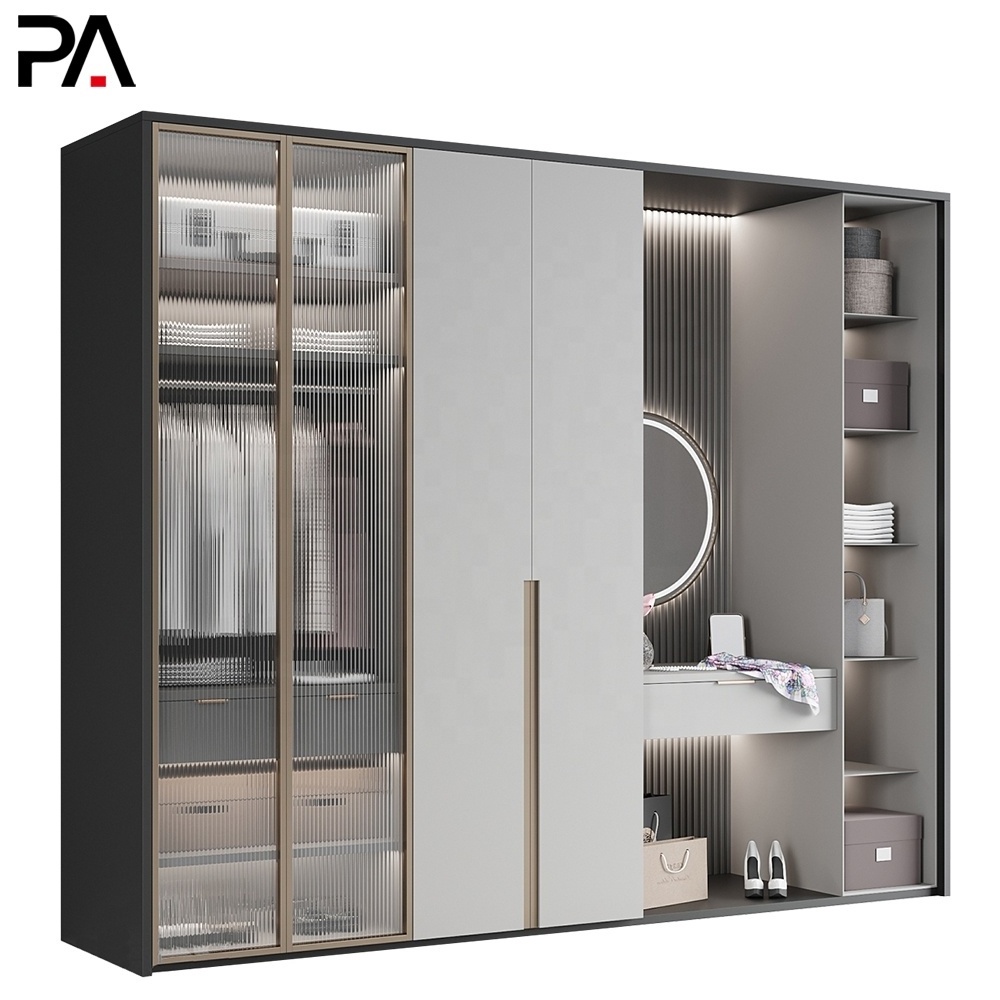 PA furniture closet storage designs hinge modern fitted wardrobe cabinet